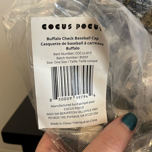 ‼️ Buffalo Checked Baseball Cap - Picture 5 of 6